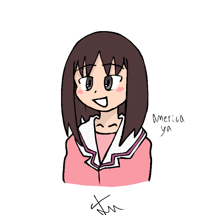 First time drawing Osaka!
#azumangadaioh