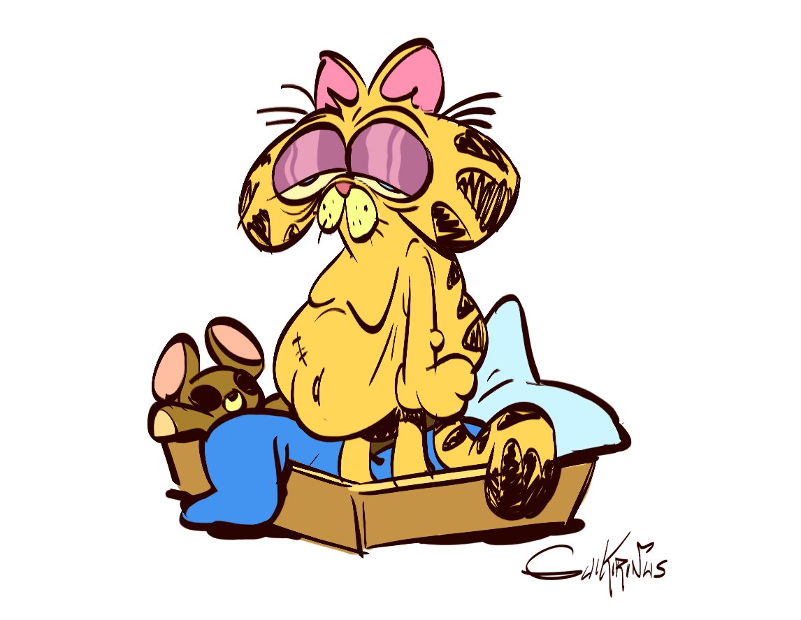 Old Garfield drawing XD