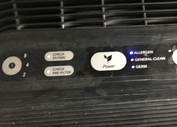 Is it wrong that my HEPA filter is covered in dust 
(one of my main allergens)?