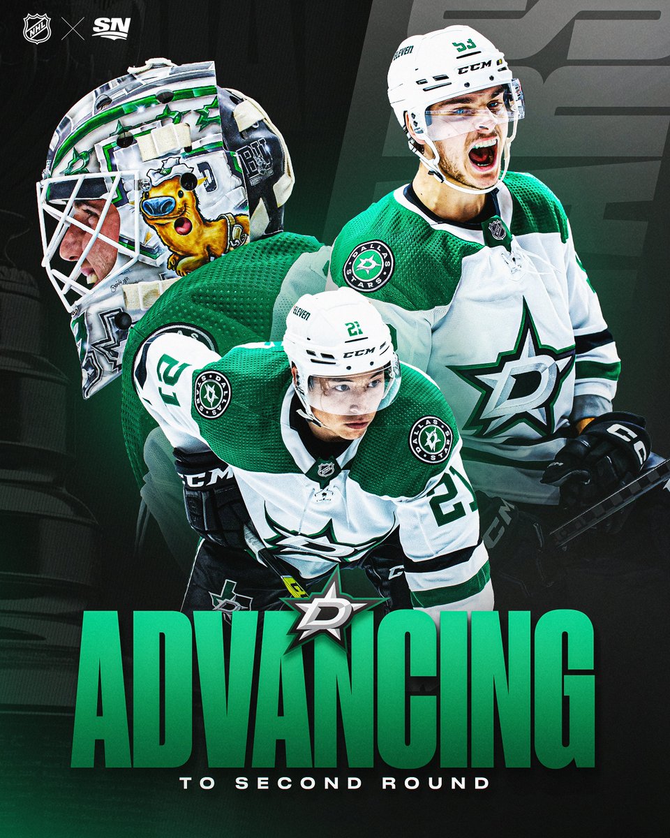 THE DALLAS STARS ARE HEADING TO THE SECOND ROUND! 🌟