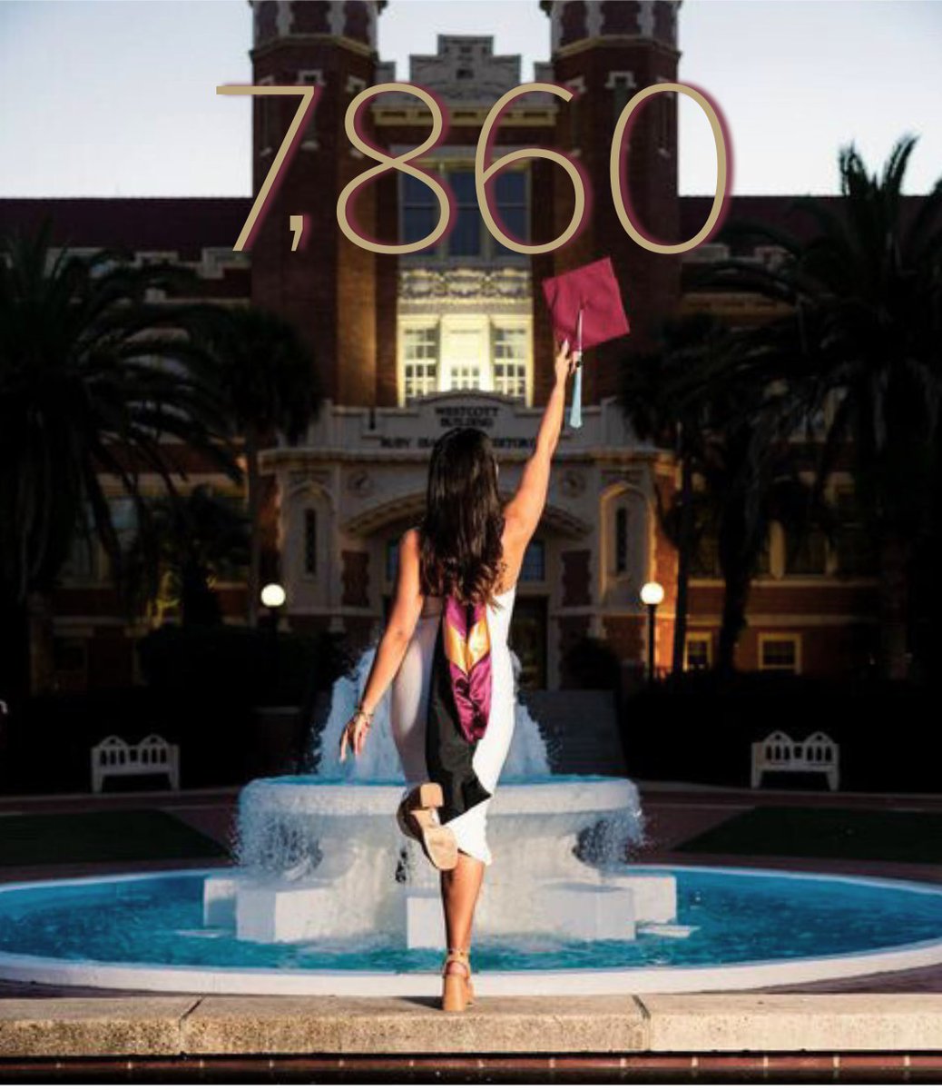 This weekend, we got to add 7,860 talented Florida State University graduates to our alumni family 🤩 🎉. We are so excited to have you. 🎓To see the career, networking, and social opportunities all alumni have access to as graduates of FSU, visit: gonol.es/RecentGrad