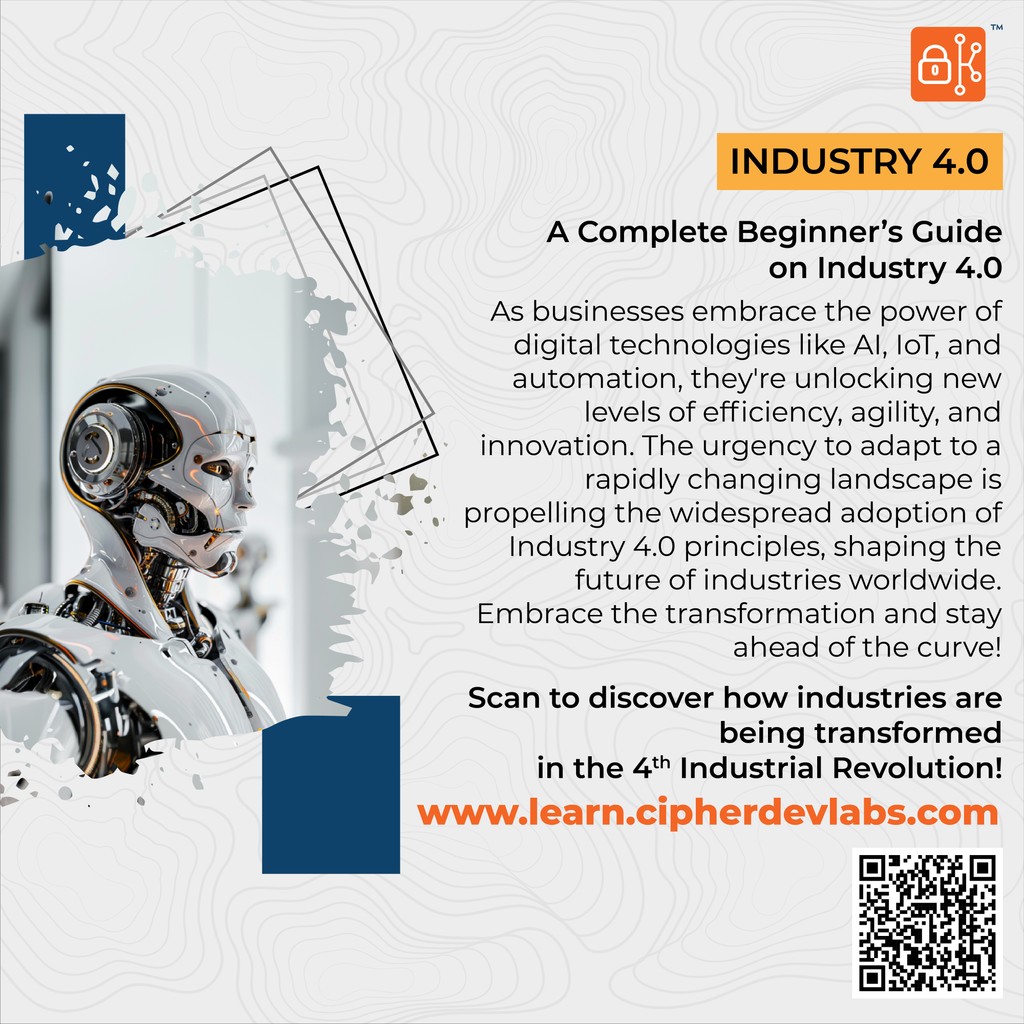 Businesses adopting digital technologies like AI, IoT, and automation achieve efficiency and innovation. Industry principles shape the future, urging adaptation for staying ahead. #industry4 #smartfactory #smartthings #manufacturing #iot #5g #virtualreality #vr #cipherdevlabs