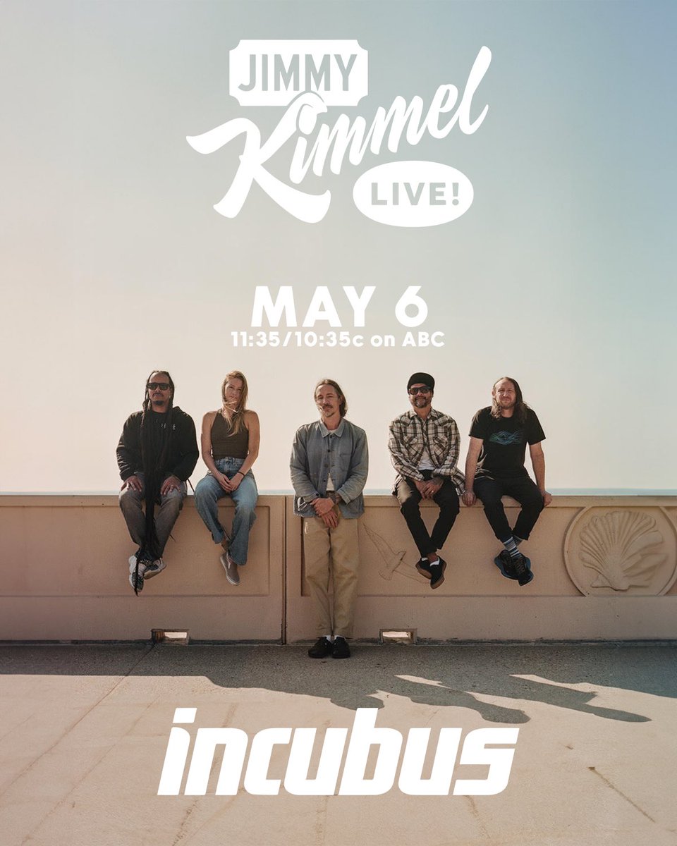 Tomorrow we are doing a thing!

Catch us live with @jimmykimmel May 6th! #abc #kimmel 

11:35/10:35c - see you there!