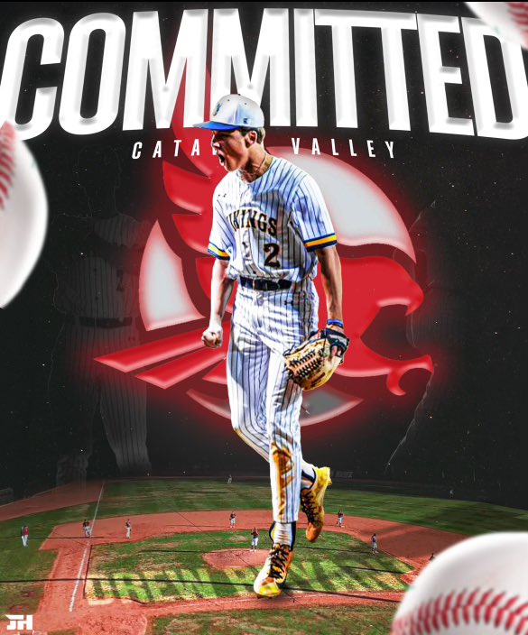 Extremely Blessed and Excited to announce my commitment to Catawba Valley! GO RED HAWKS!! 🖤❤️