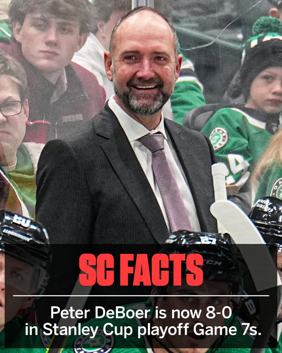 Peter DeBoer is STILL PERFECT in Game 7s 😱