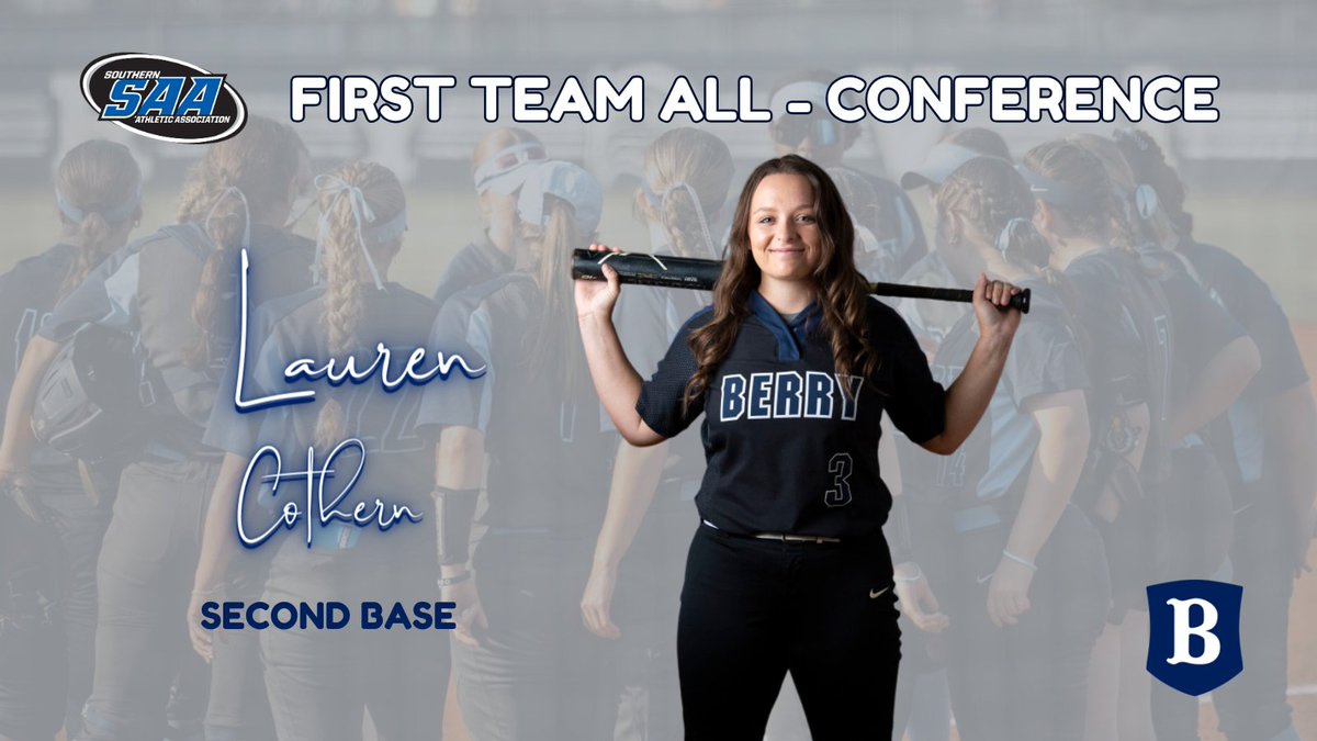 Lauren Cothern SAA All-Conference First Team - Second Base