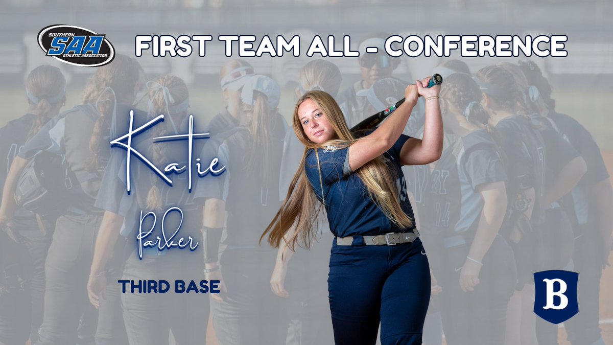 Katie Parker SAA All-Conference First Team - Third Base