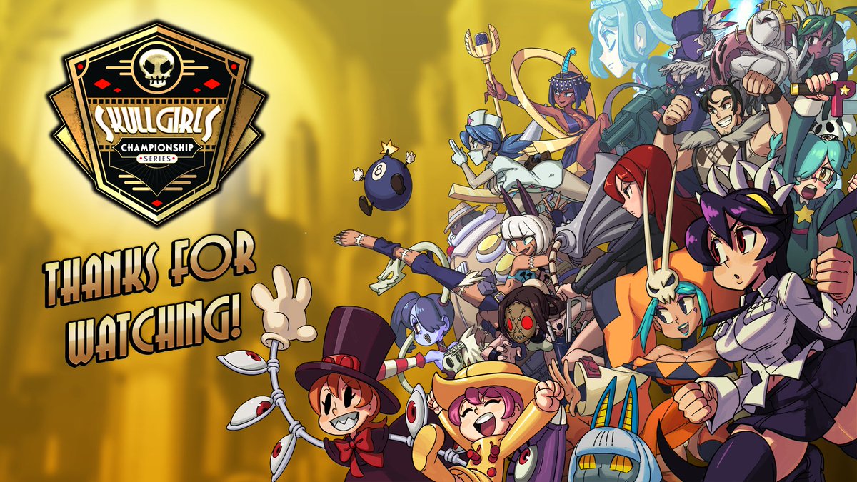 The Skullgirls Championship Series 2024 CURTAIN CALL is complete! A huge congratulations to all our regional champions! Our next stop is the Last Chance Qualifier and the Skullgirls World Championship at Combo Breaker on May 24th - 26th. See you then!