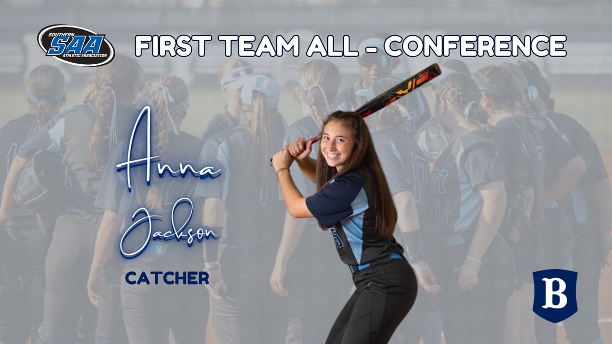 Anna Jackson SAA All-Conference First Team - Catcher