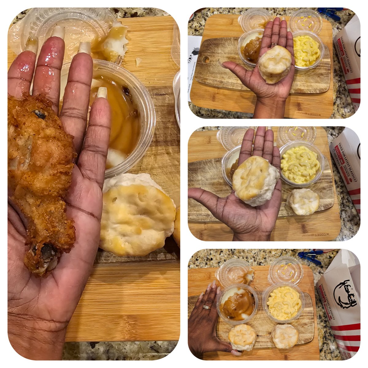 iamthefitchick's tweet photo. @kfc when did you start serving Barbie mini size meals? This is a disgrace to your brand. #ripoff https://t.co/7JkG2WWePG