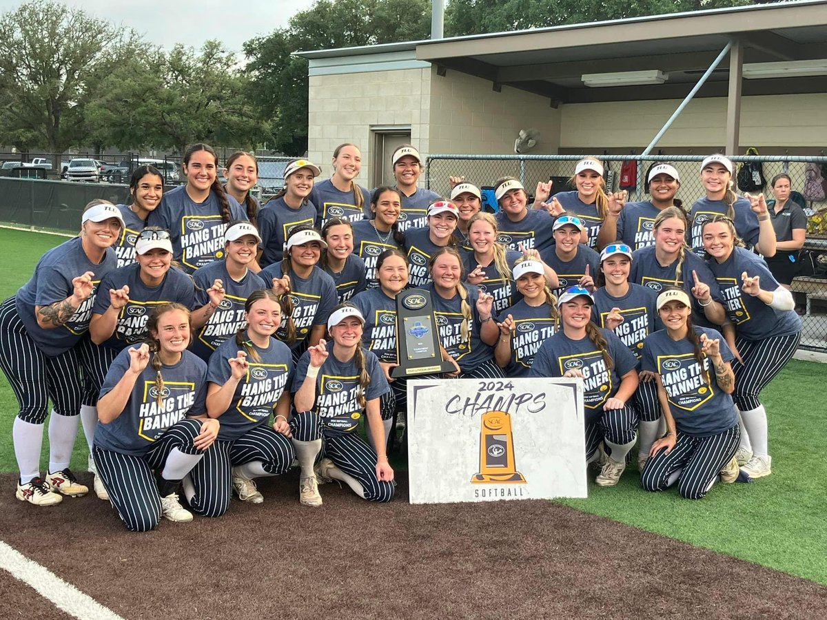 Champs again!!! Super proud of this group!!! 2024 SCAC Conference Champions!!! Now onto Regionals!!!