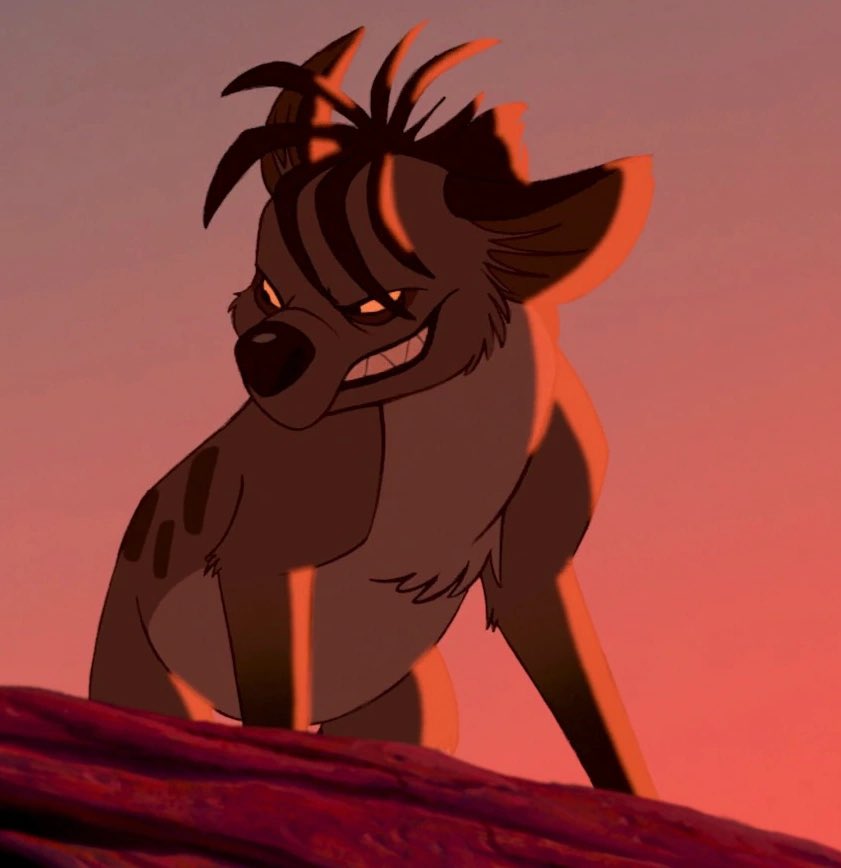 hey guys was i thw only one who had a crush on shenzi lion king growingup