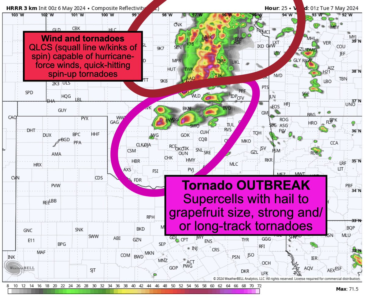 Please take tomorrow seriously. If you have relatives without a basement, invite them over for dinner, game night and perhaps a sleepover. Look out for one another if you're in the risk area. Schedule your afternoon/night to be able to access shelter at a moment's notice.