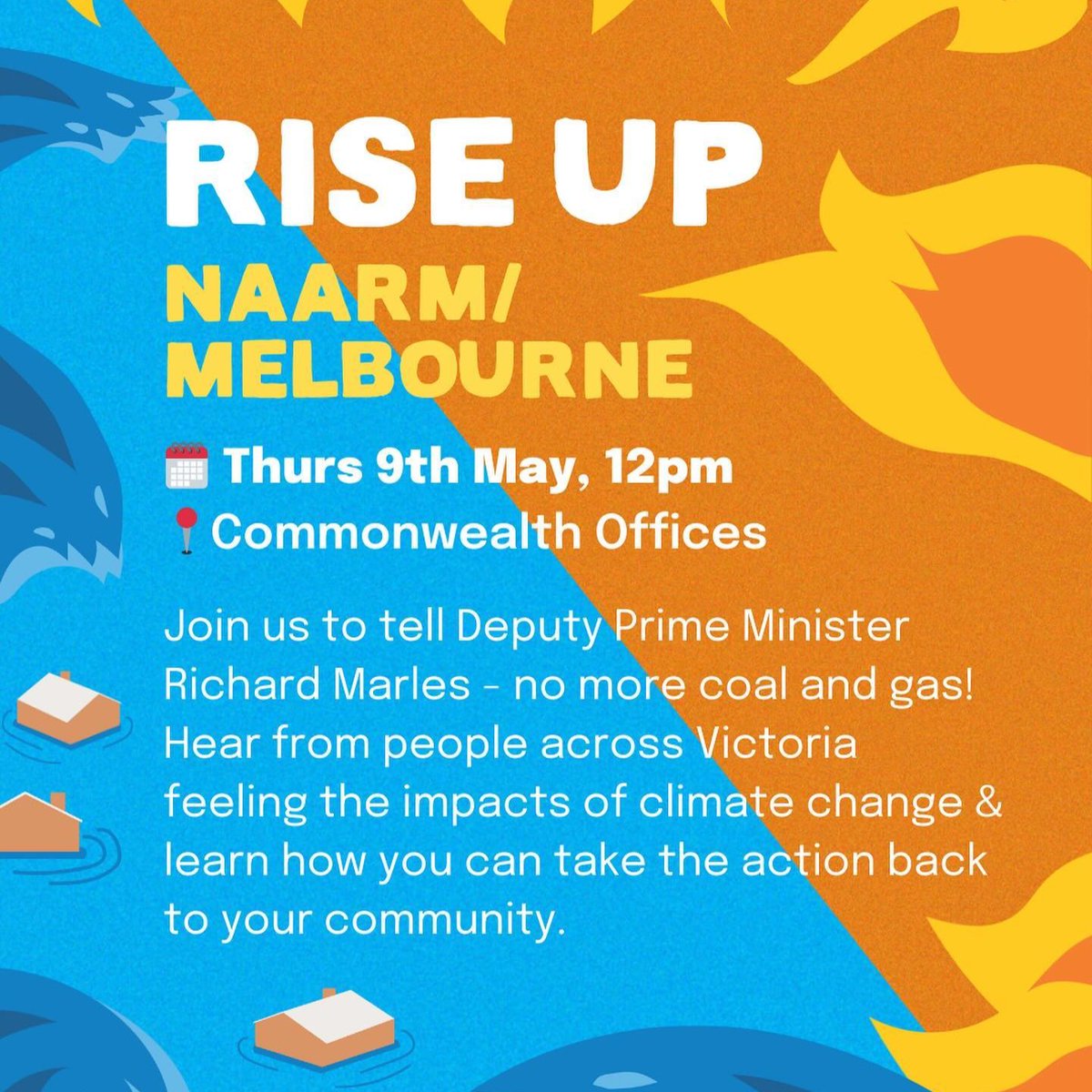 This Thursday at 12pm, @MoveBeyondCoal, @350Australia, @AusConservation, @AYCC and @GetUp are rising up and saying No More Coal and Gas! 

Join them at 4 Treasury Place - details and RSVP here: actionnetwork.org/events/rise-up…
