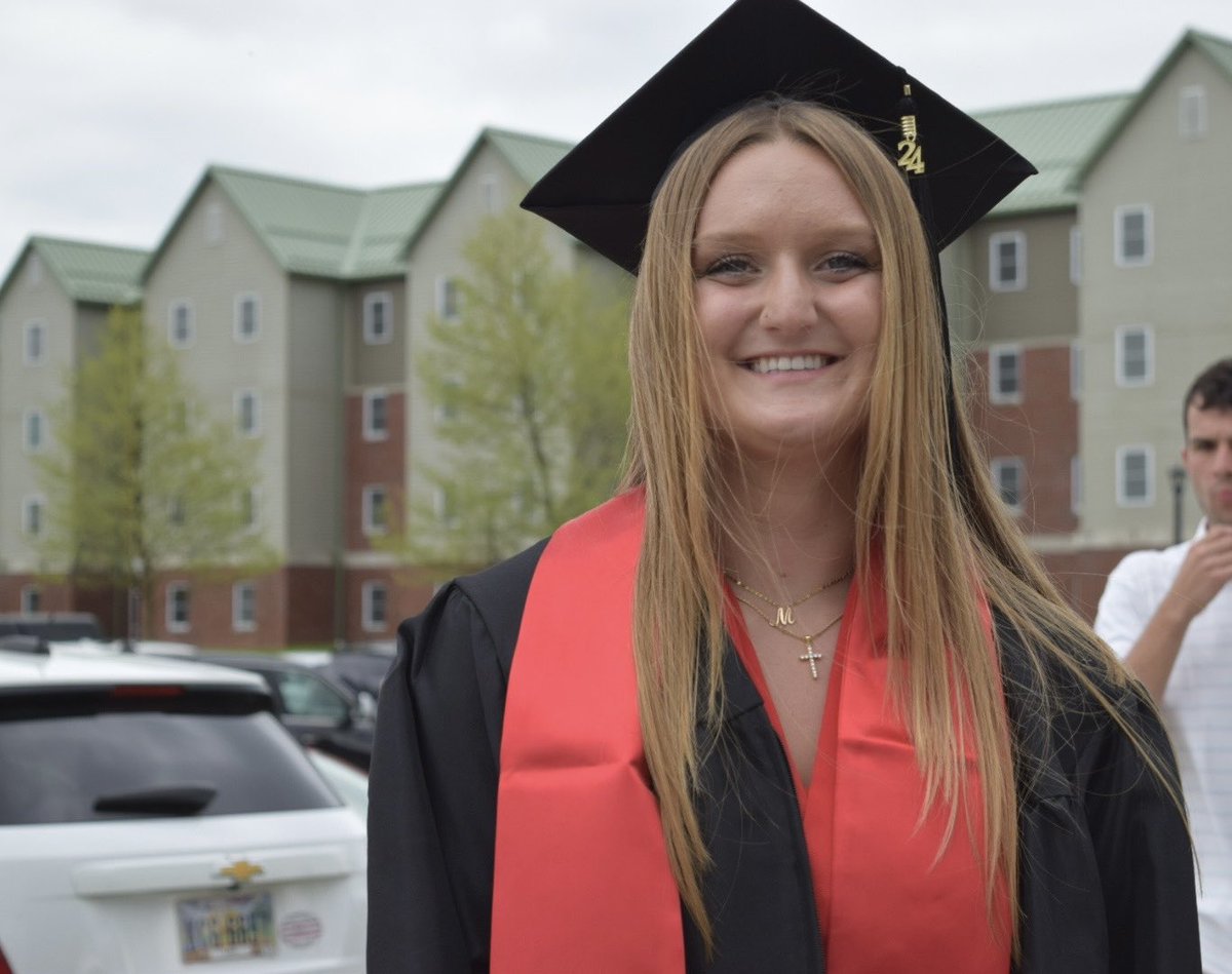 So proud of our Edinboro University Graduate!!  Next stop, Lincoln Memorial University in Harrogate Tennessee for PA Grad School!! ⁦@miajohnson06⁩