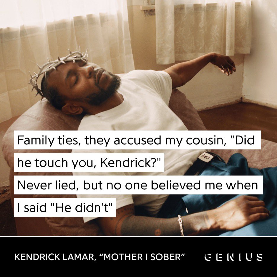 Drake misunderstanding and mocking a song about kendricks mom being SA ed while also saying he's 'too famous' to be a pedo is the exact reason why everyone rooting for kdot. Man just proved to being an intolerable douche with no selfawareness or integrity at all