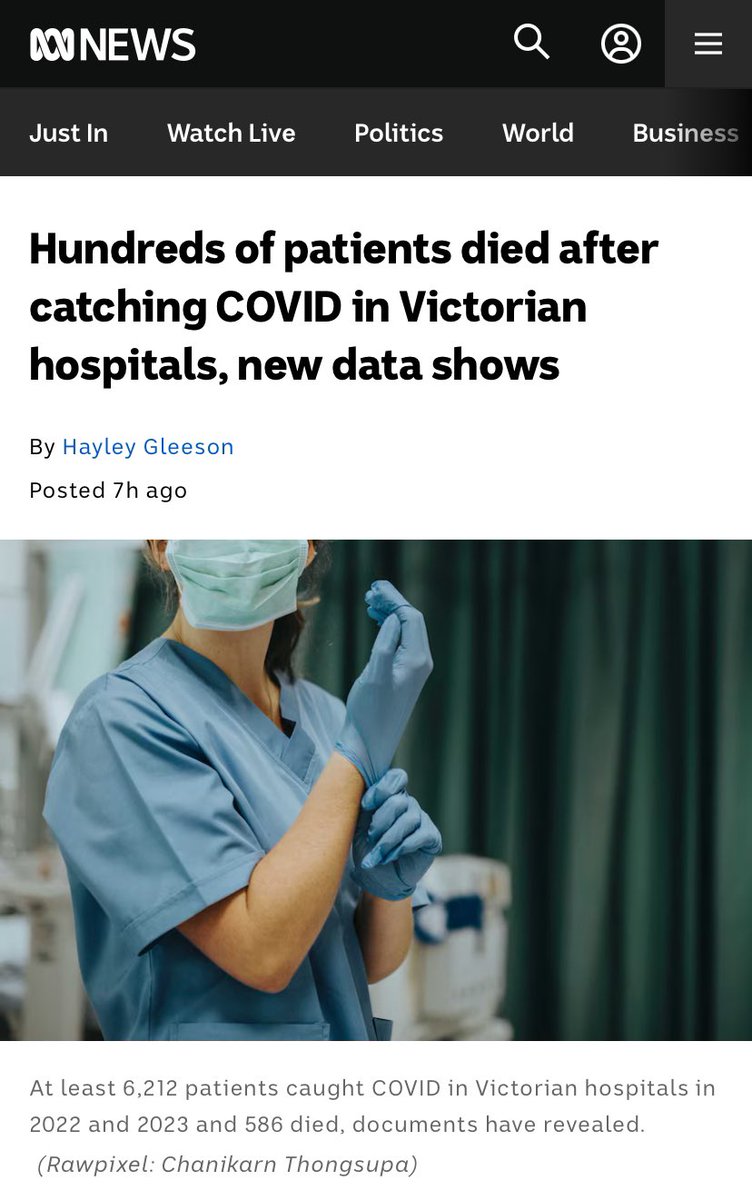 🟢 NOSOCOMIAL - COVID “Más datos sobre pacientes que mueren de infecciones por COVID adquiridas en el hospital. Cientos de pacientes murieron después de contraer COVID en hospitales de Victoria, según muestran nuevos datos” Thanks @yaneerbaryam 👇🏻