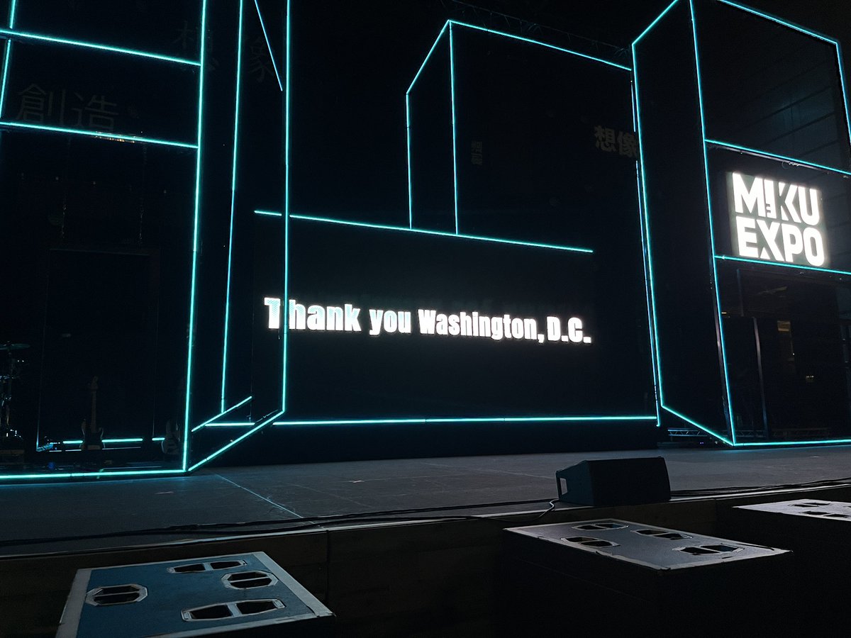 Another show done. My voice is nearly gone. I went super hard as anyone who was around me can attest. #MikuExpo2024 DC was an amazing time. This crowd here was just as fantastic. Onward to Newark to do this one more time this tour.