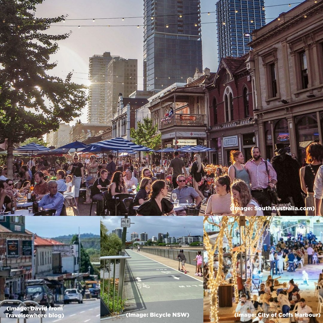 💚 Which Aussie towns & cities do you love?🧡👉bit.ly/3UKS5cx @BicycleNSW #completestreets #stevenburgess @walksydney1 @BetterSts4AUS @cityofsydney @cityofcoffs #streetsaliveyarra @paulscullymp @johaylen @CityofAdelaide @bicyclesa #advocacy #betterstreets #healthystreets