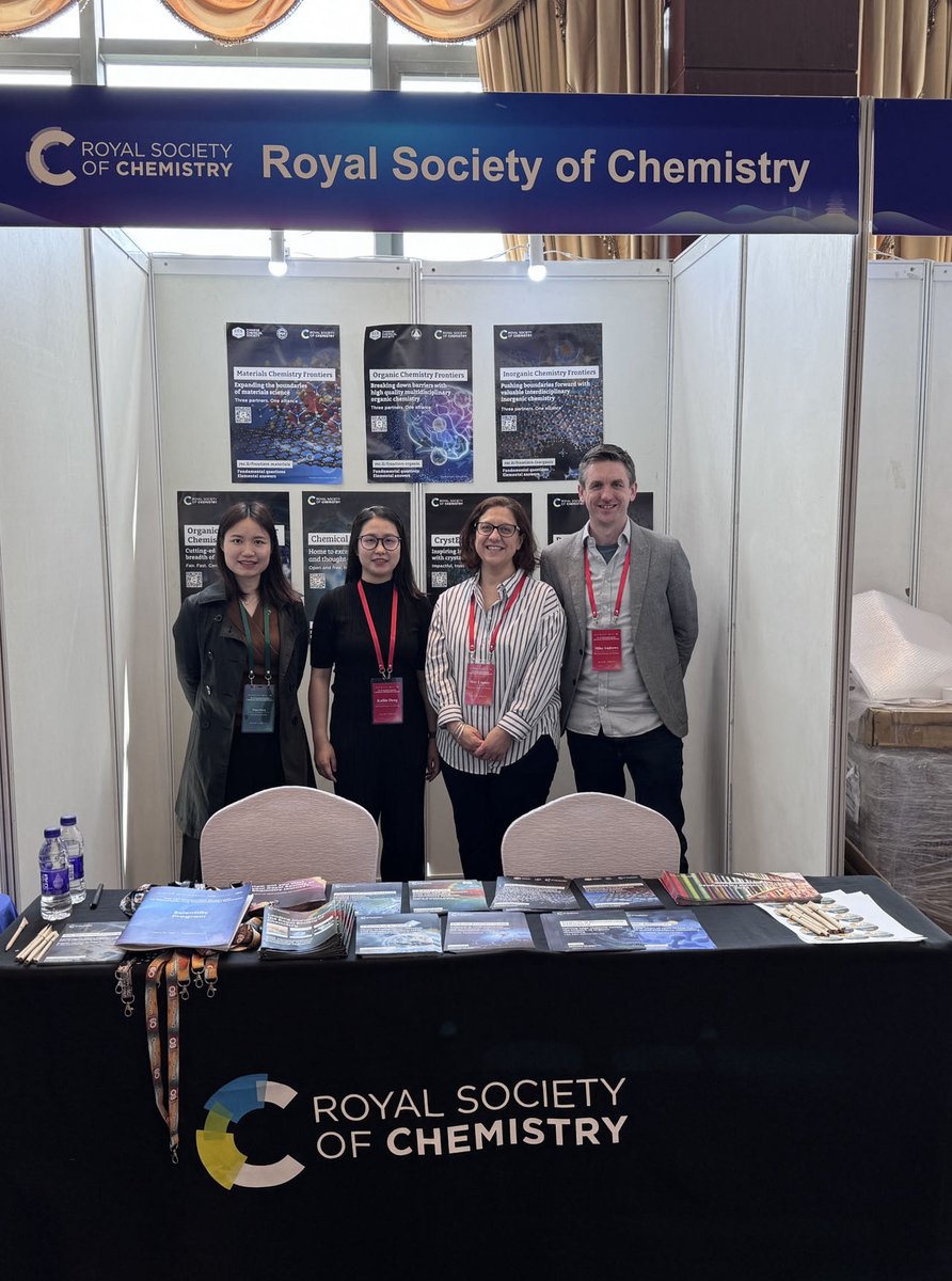 The RSC is at ISMSC! If you're here, come and say hello. @RoySocChem @ChemicalScience @InorgChemFront @OrgChemFront @MaterChemFront @MayCopsey