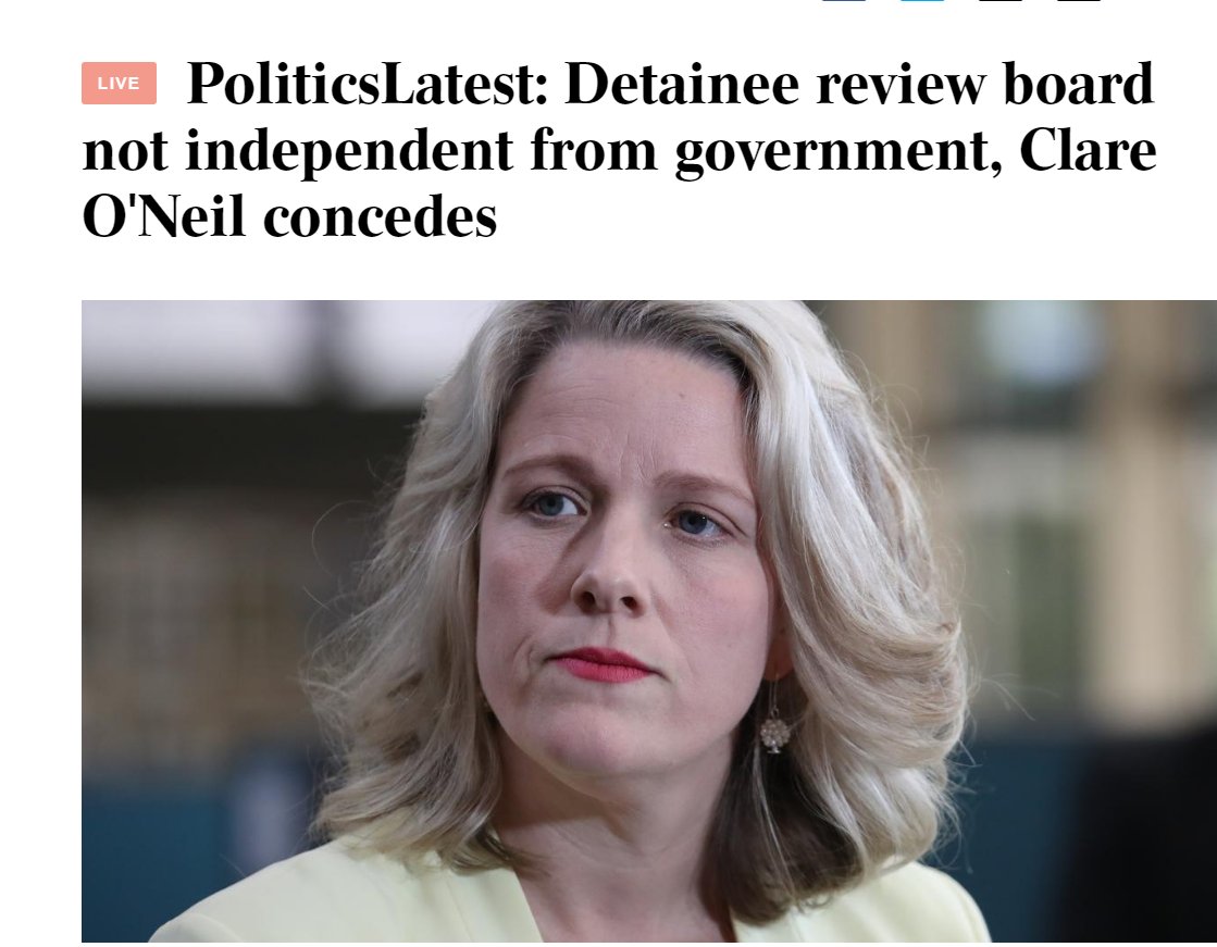It turns out that when @AlboMP and other ministers were telling us that the Detainee Board was independent they were lying to us.

This is the same @AlboMP who wants his government to be the arbiters of truth.