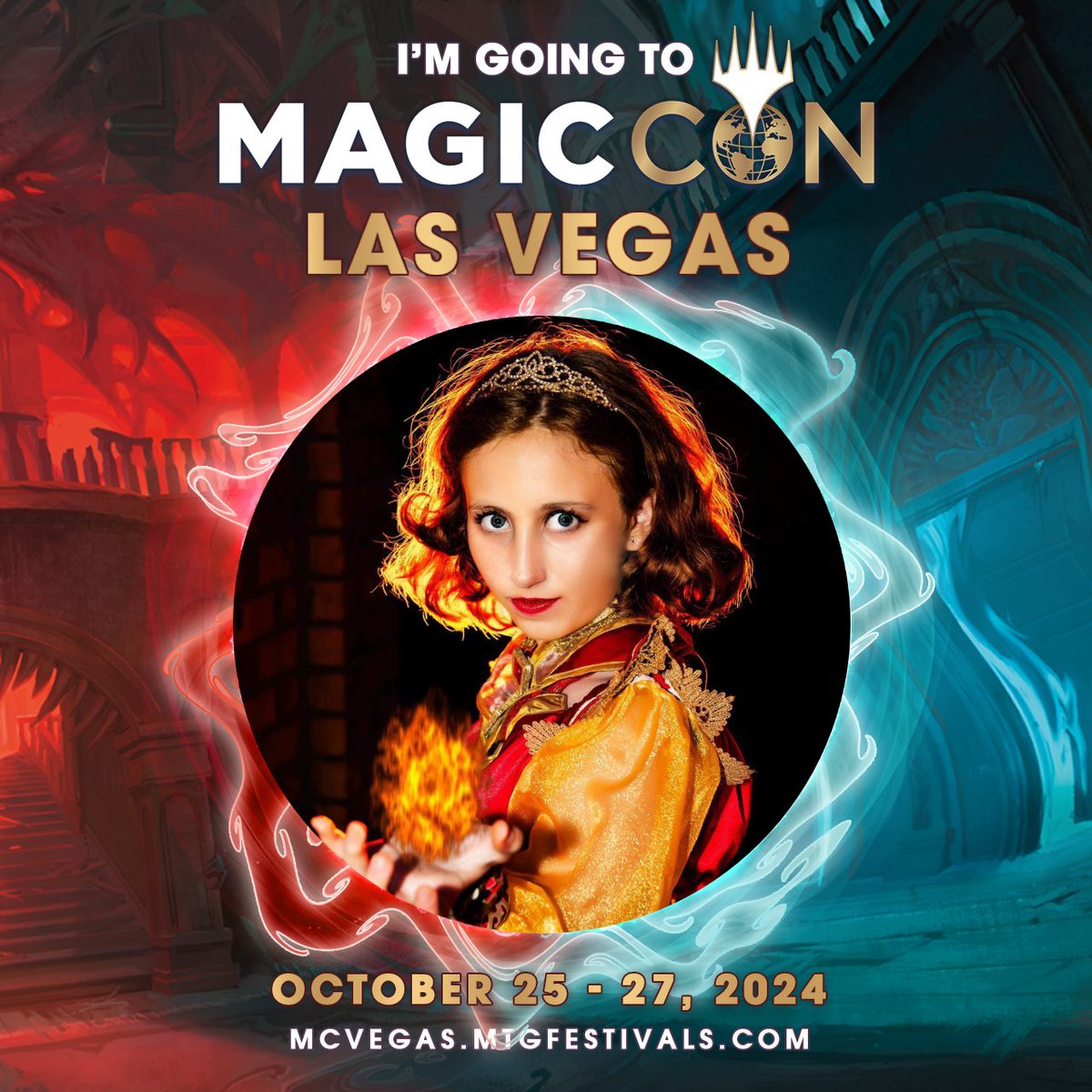 I'm excited to share that I'll be at #MCVegas (my third time!) as a content creator thanks to @wizards_magic ! Who else will I see there?