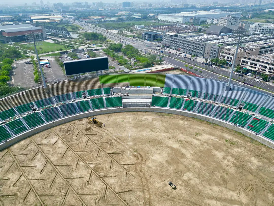 Here's a closer look at the new home stadium of the Uni-Lions, set to be completed in September 2024.

The Uni-Lions are very likely to shift their home games to the new Tainan stadium in the 2025 #CPBL season (📷 via Tainan Style FB).