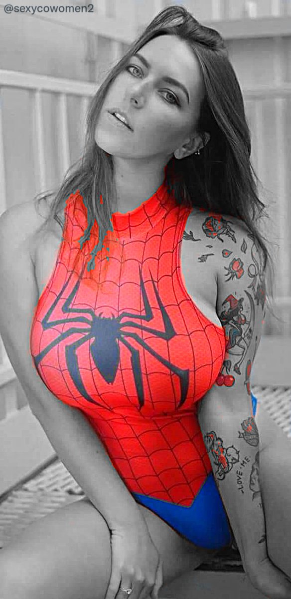 #cutout #coloursplash #spiderwoman