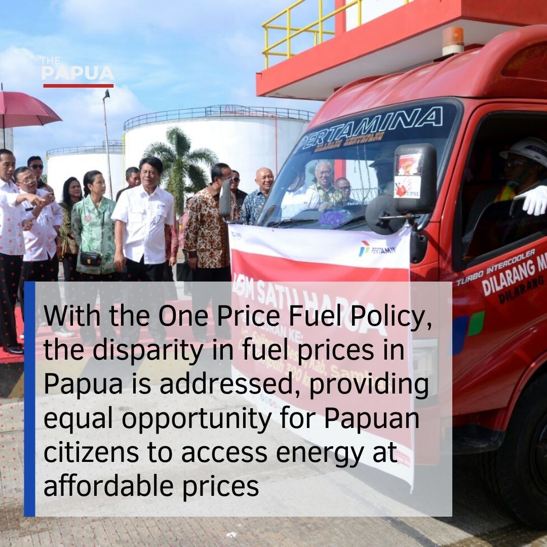 To realize social justice for all Indonesian people, President Joko Widodo issued a one price fuel policy in Papua. With the implementation of the one price fuel policy,
#Papua #BBMSatuHarga #OnePriceFuelPolicy #PapuaIndonesia.