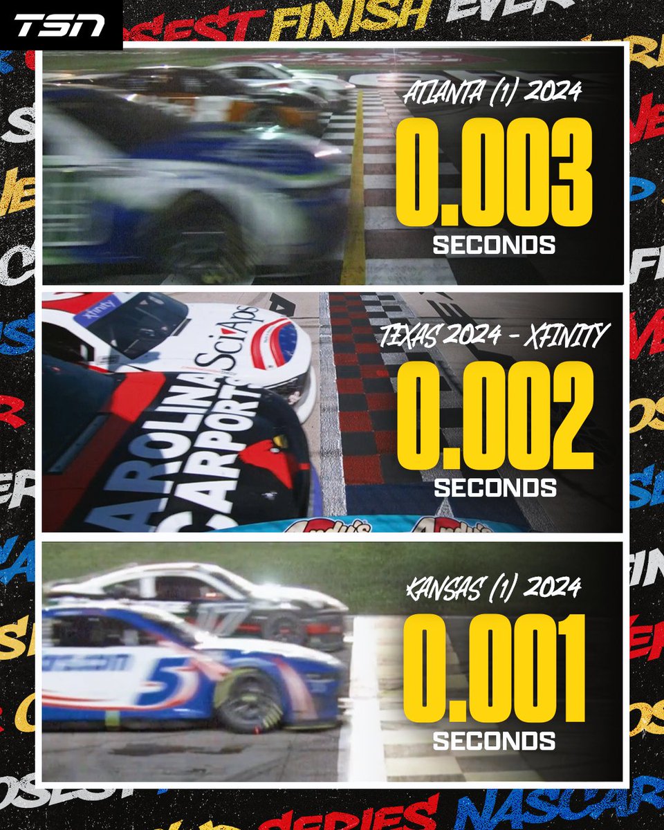 We've been so spoiled this year.

Which of these all-time finishes has been your favourite?

#NASCAR