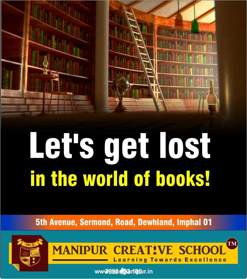 📖 Let's get lost in the world of books! Today is library day at Manipur Creative School. What adventure will you embark on through the pages of your favorite book? 📚✨ #ReadingIsFun #LibraryDay #mcsmanipur