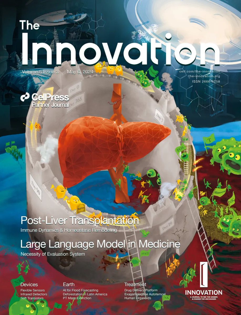 Check out our latest issue in @The_InnovationJ!!! Volume 5, Issue 3 is now online! cell.com/the-innovation… #ArtificialIntelligence #medicine #braincomputerinterface #Neuroscience #Genetics #disease #therapeutics #physics #ecosystem #climatechange #airpollution #PublicHealth…