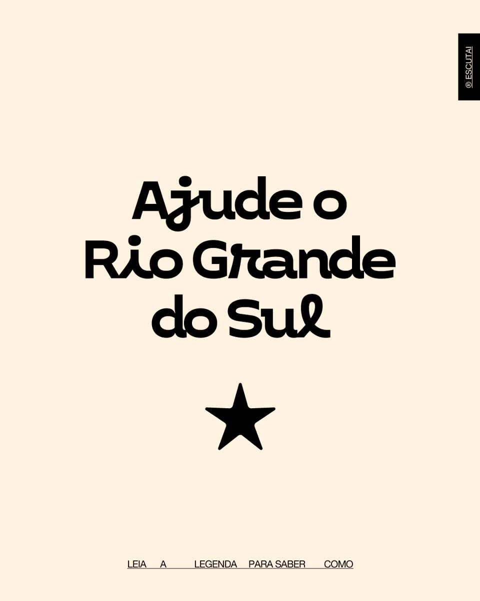 O Rio Grande do Sul PRECISA de você! 🚨 Saiba como ajudar: — Ajude doando qualquer valor no PIX oficial do Governo do RS: CNPJ 92958800000138 / @governo_rs — Vakinha SOS Enchentes, doe através do PIX: enchentes@vakinha.com.br / @vakinha — Cozinhas Solidárias MTST: ajude com…