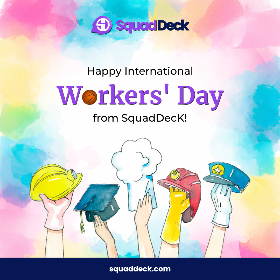 🏀⛹️‍♂️ Cheers to all hardworking souls on this International Workers' Day, from all of us at SQUADDECK! 🏈
 
#squaddeck #InternationalWorkersDay ##InternationalWorkersDay2024