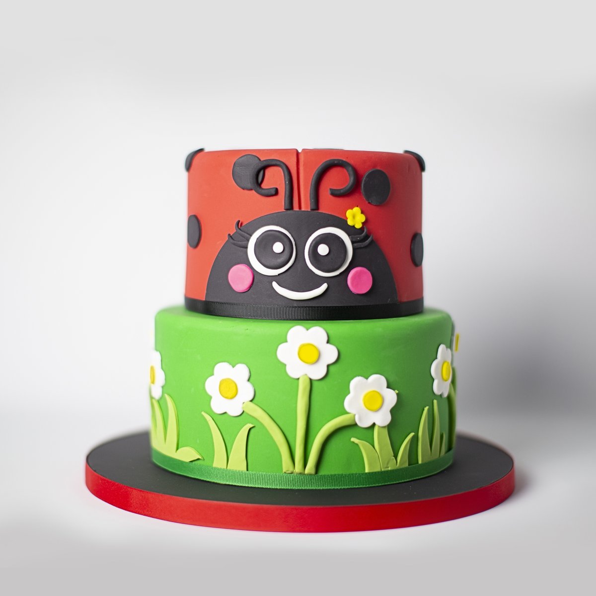 This is such a fun design for any kiddos birthday party who loves nature and lady bugs! charm-city-cakes.square.site/product/lady-b… #ladybugparty #ladybug #kidsbirthday #cake #charmcitycakes #baltimore #baltimorecake #spring #baltimorecake