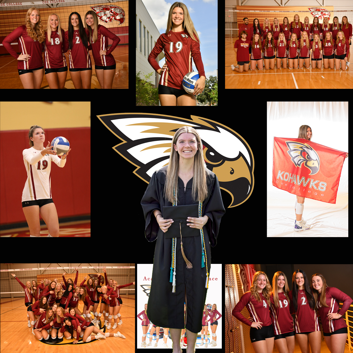 KohawkVball's tweet photo. Kohawk Family, you know it's summer time when you get the opportunity to celebrate graduations. Today we got to celebrate three of our Kohawk Family as they walked across the stage! We will miss all that you have brought to our program Madi, Madi, and Grace!! https://t.co/20SiEtRVWT