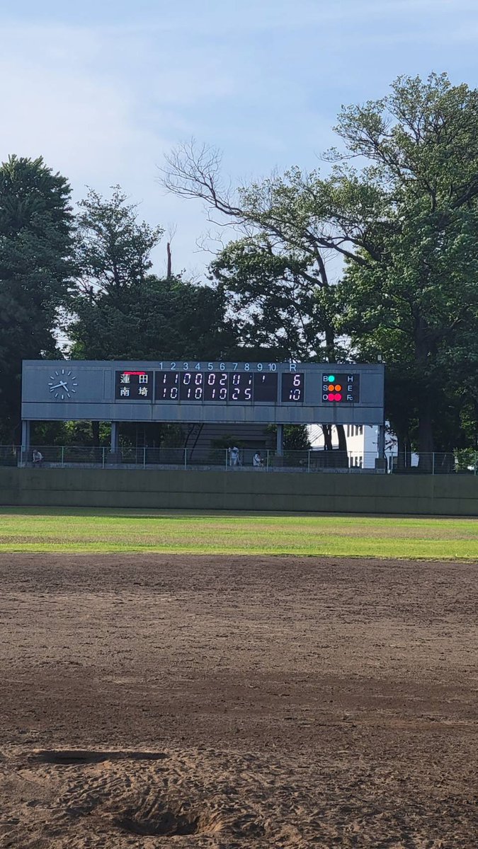 昨日の準決勝は6-10で敗退です😢
悔しいですね…
最後までニューガッツらしい試合ができたと思います！暑い中応援にかけつけてくれた方々、遠方から応援していただいた方々本当にありがとうございました！！
来年、また全国大会目指して頑張ります！