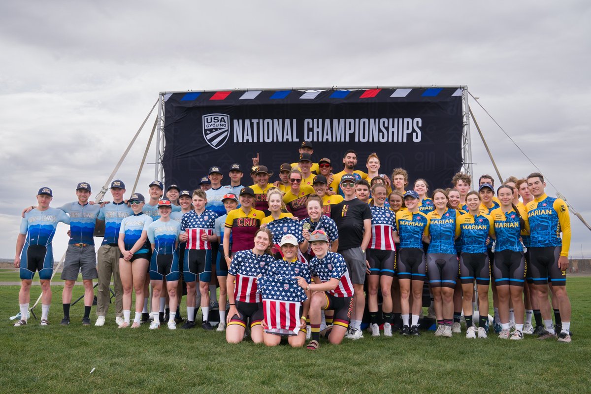 An exciting end to an incredibly eventful weekend! Thank you to all of the amazing athletes — your level of competition was truly phenomenal🤌 Congrats to the 2024 Nat Champs!🥇 Results: my.raceresult.com/288949/ 📷: @craigsclicks @VisitABQ | #CollNats | #RoadNats