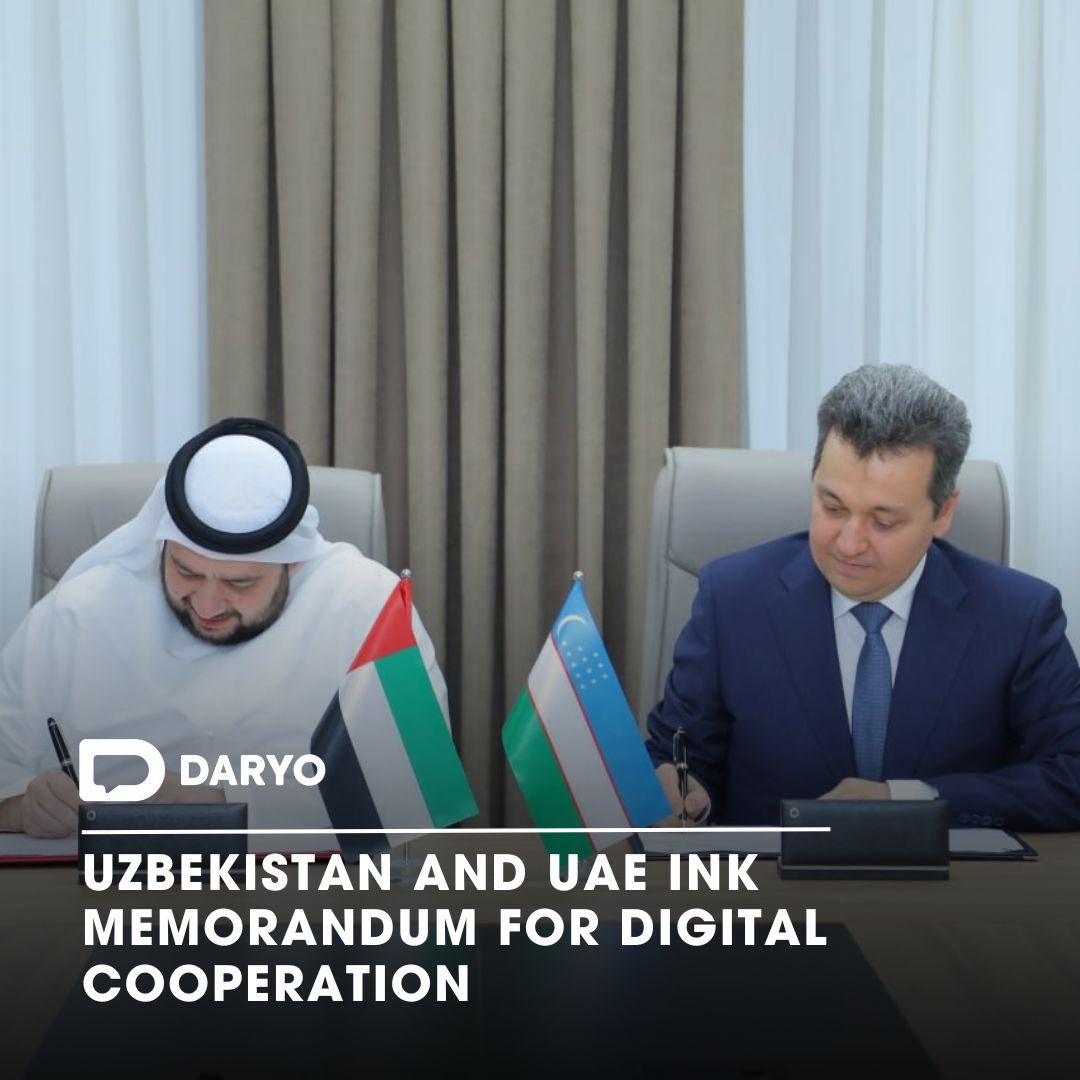 🇺🇿#Uzbekistan and 🇦🇪#UAE ink memorandum for digital cooperation 

Proposals included cloud tech development, making tailored language models for Uzbekistan, and fostering local AI and language talent.

👉Details  — daryo.uz/en/gKxajwwq

#DigitalCooperation #MemorandumSigning…