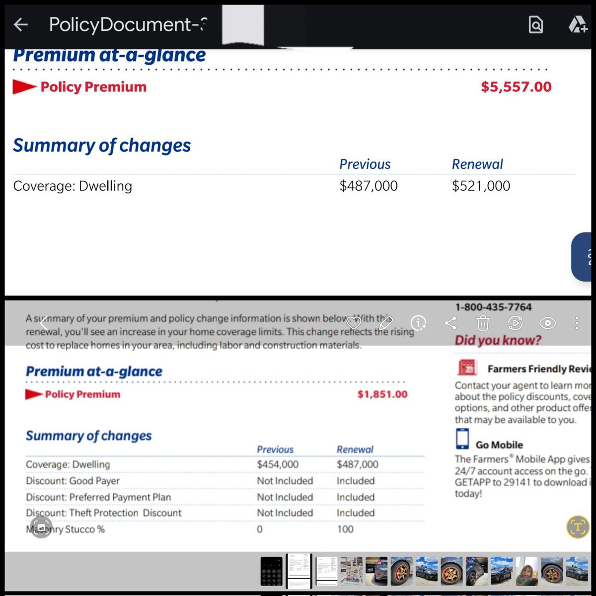 @WeAreFarmers A customer for 7 years & y'all do us dirty like this? SMDH!!! From $1851 to $5557 increase annually on #homeowners #insurance is straight theft. @GavinNewsom you're the governor do something 
#farmersinsurance #California #socal