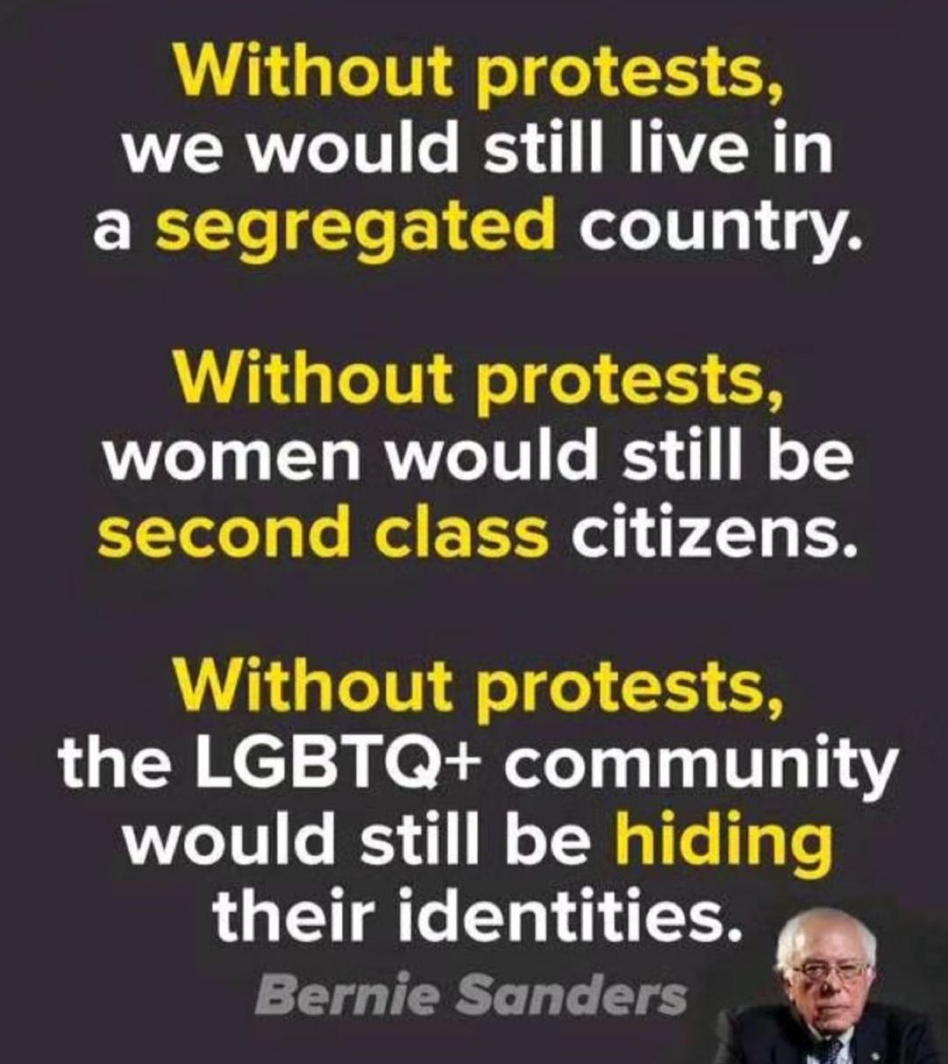 'Get in good trouble, necessary trouble, and help redeem the soul of America' 

~ John Lewis 

#berniesanders #johnlewis #protests #freedomofspeech #goodtrouble #quotes #firstamendment #activism