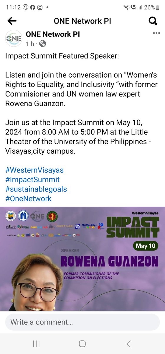 Come to the Visayas Summit on May 10 at UP Visayas.