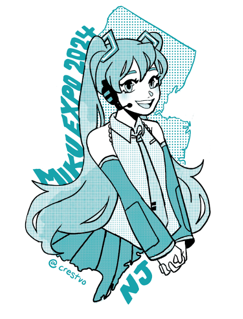 I'm gonna be at Miku Expo Newark giving out some miku stickers and mini prints i made! jersey miku is real!!
#mikuexpo2024