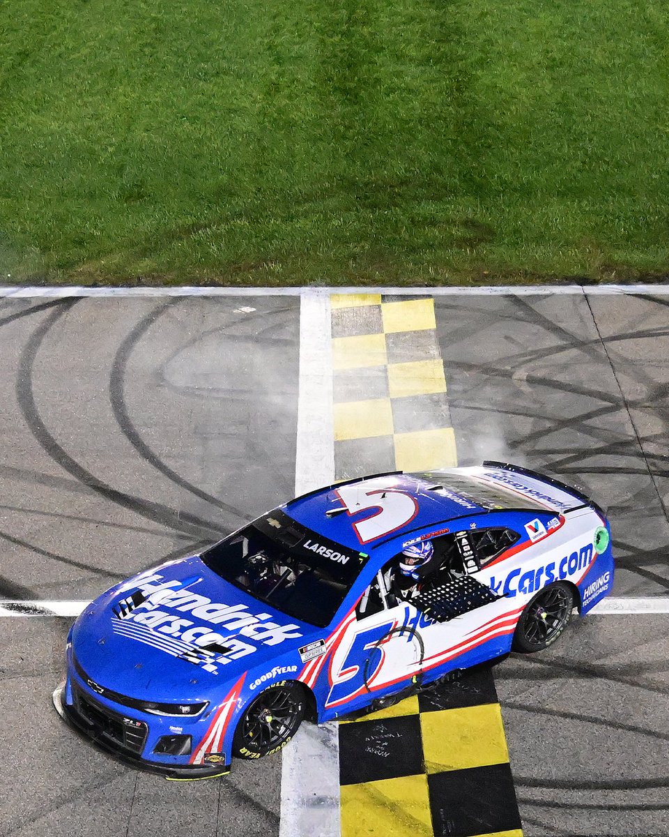 NEWS: No issues in post-race inspection at <a href="/kansasspeedway/">Kansas Speedway</a>! 

<a href="/KyleLarsonRacin/">Kyle Larson</a>'s victory is official!