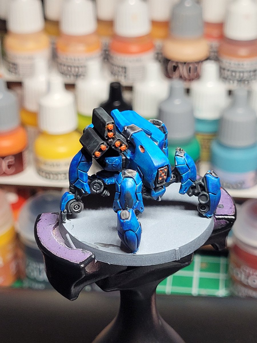 Did a bunch of work wrapping up the Infinity league I was running, set up a tournament for next month that I'll be TO'ing, and then blocked in colours on a Son-Bae REM

#hobbystreak 369
#infinitythegame