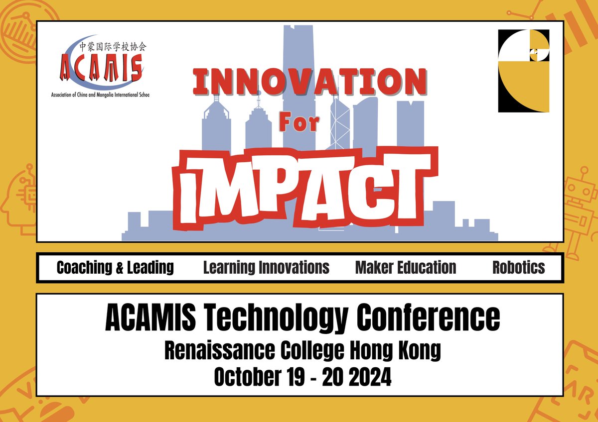 CoraEdTech's tweet image. Inspiring weekend planning of the @theACAMIS Tech Conference with a fantastic committee! Theme: &quot;Innovation for Impact.&quot; 
Honored to host at @RCHKschool on 19-20 Oct. 
More details will be out soon. 
See you in Hong Kong! #ACAMISTech #EdTech #InnovationForImpact