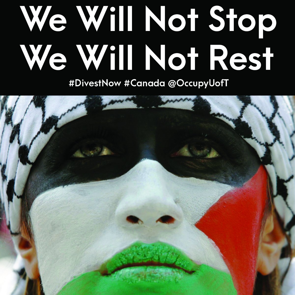 @occupyuoft #divestnow #stoparmingisrael  @ghadaoueiss @BissanEdwan @SarahJama_ @maysoonzayid @LamaTV  rt pls