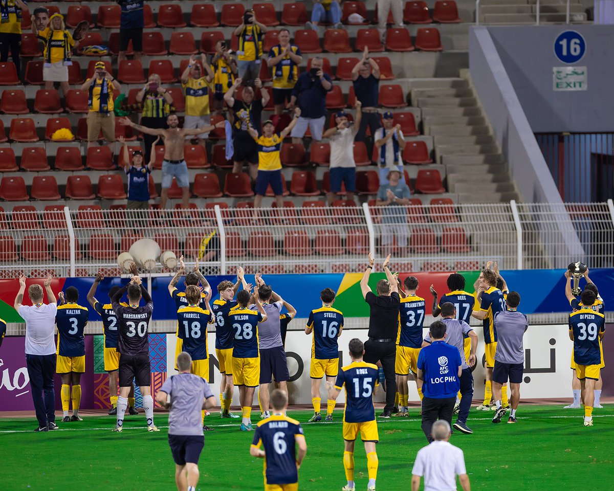 A magical night in Muscat with the Mariners Family 💛💙

#CCMFC #TakeUsToTheTop