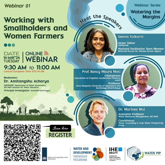 Join us for the 1st webinar of our webinar series #Watering the #Margins, which will explore issues of #equity & social #justice in earth observation research. Happening on 14th May. The event is online & open to all Register here: t.ly/t0cx3
