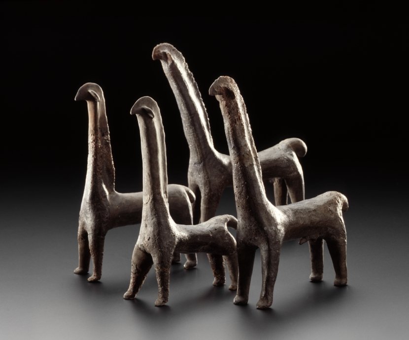 #Giraffes? No, these are figurines of #horses. They're pretty rare for the south of Germany, influenced by the Eastern Hallstatt culture. They were found in a burial mound in Römerstein-Zainingen, dating back to the 8th or 7th century BC. Photo: Landesmuseum Württemberg